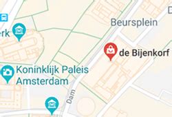 de bijenkorf amsterdam map.